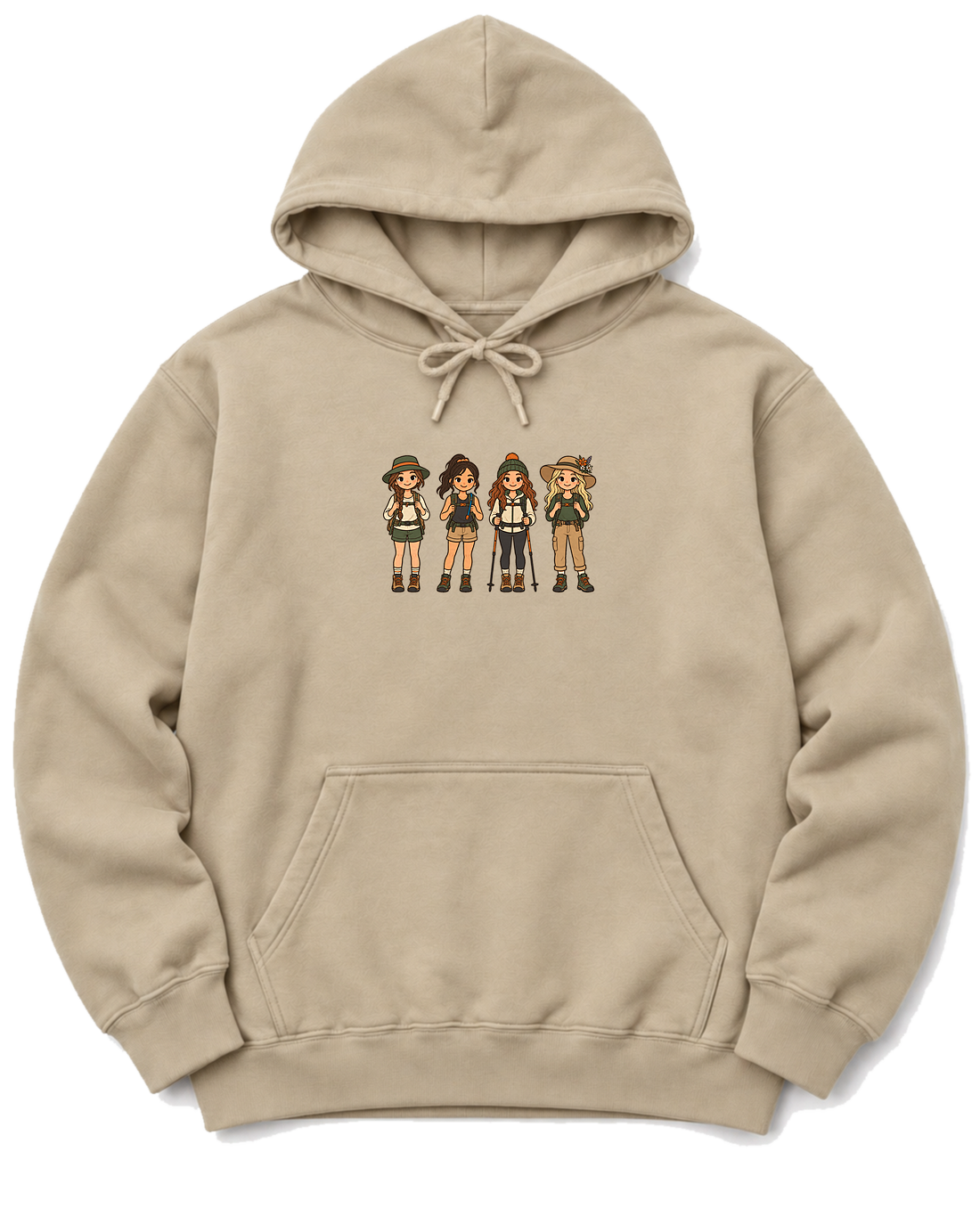 Trail Gals Hoodie - Sand