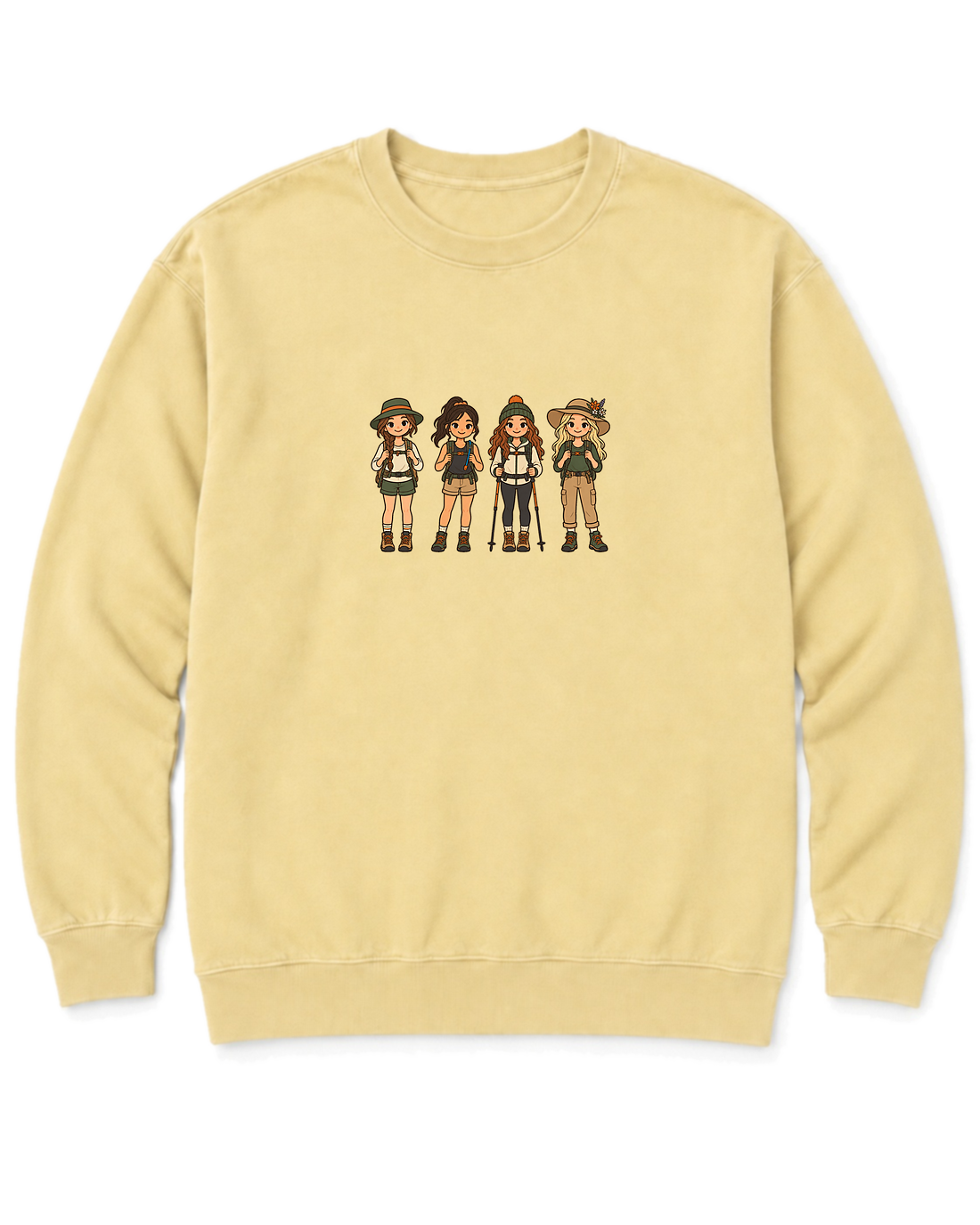 Trail Gals Sweatshirt - Butter