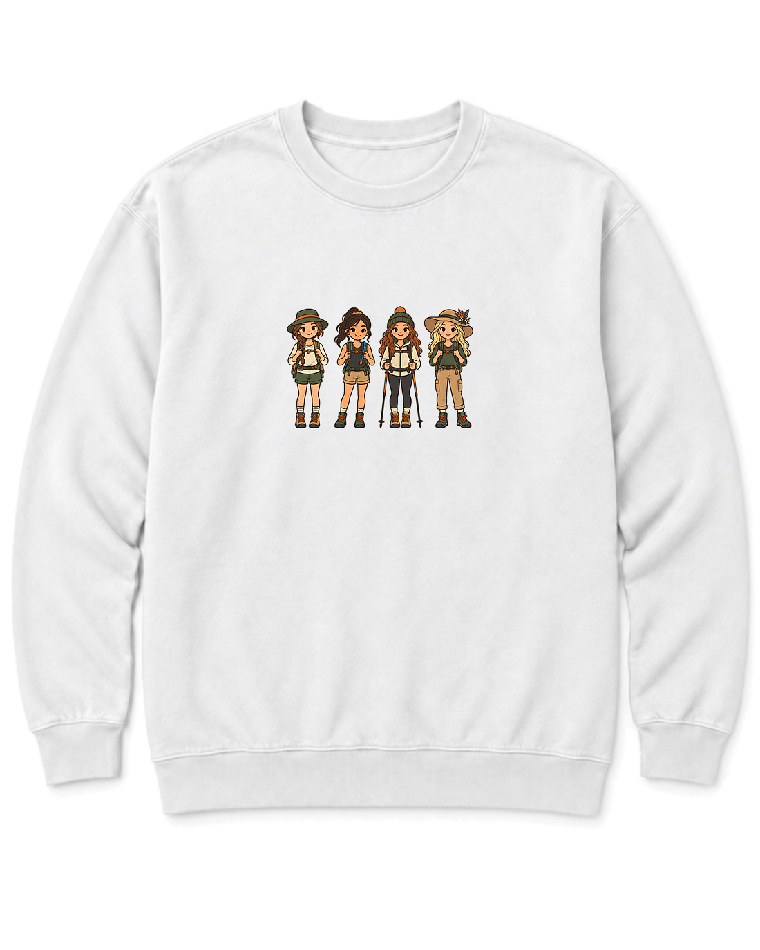Trail Gals Sweatshirt - White
