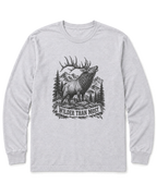 Wilder Than Most Long Sleeve Shirt - Ash
