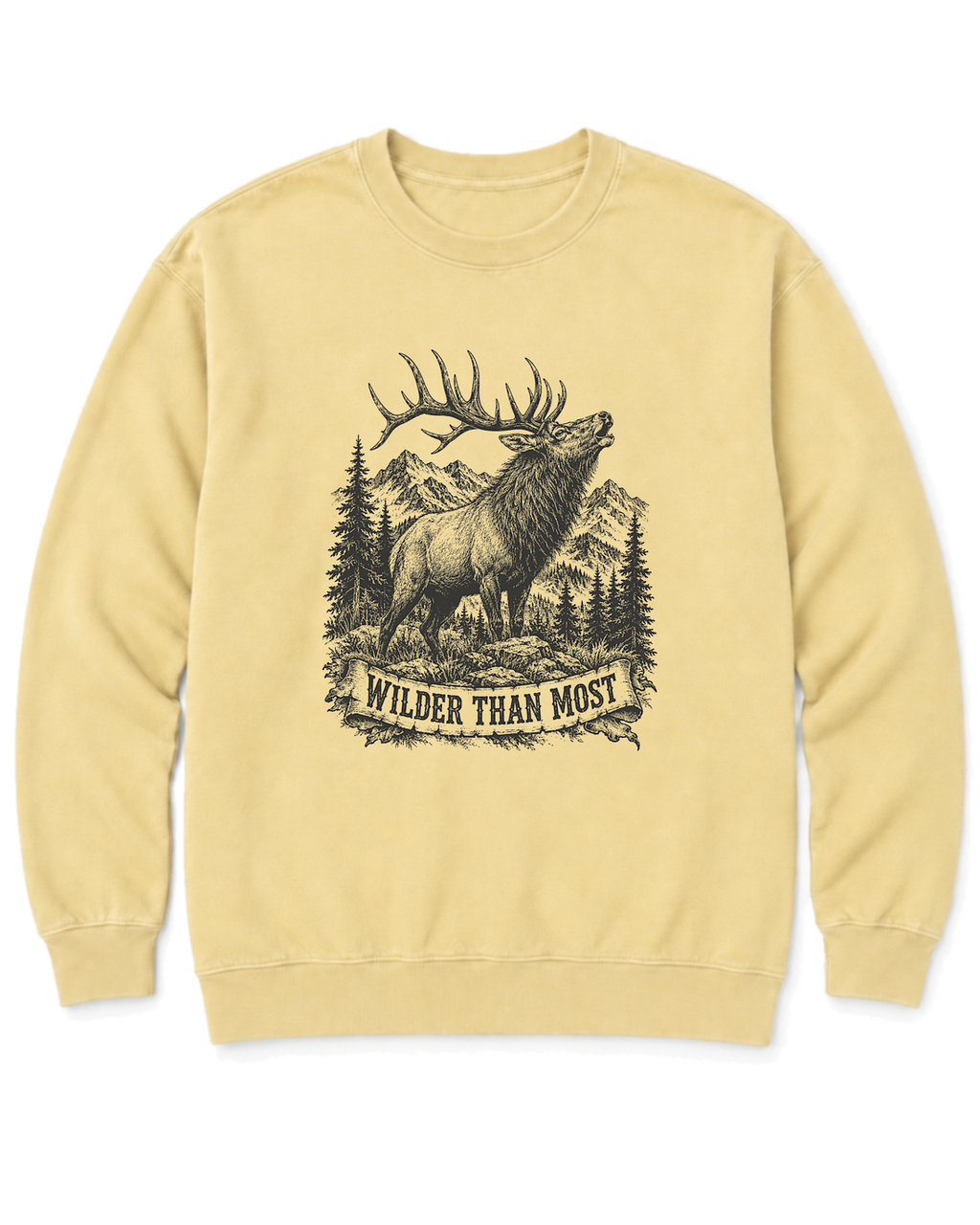 Wilder Than Most Sweatshirt - Butter