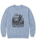 Wilder Than Most Sweatshirt - Chambray