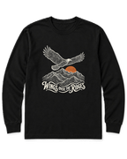 Wings Over the Ridges Long Sleeve Shirt - Black