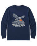Wings Over the Ridges Long Sleeve Shirt - Navy