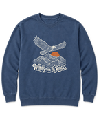 Wings Over the Ridges Sweatshirt - Denim