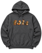 Woodland Hikers Hoodie - Dark Heather