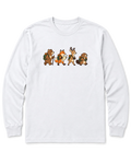 Woodland Hikers Long Sleeve Shirt - White