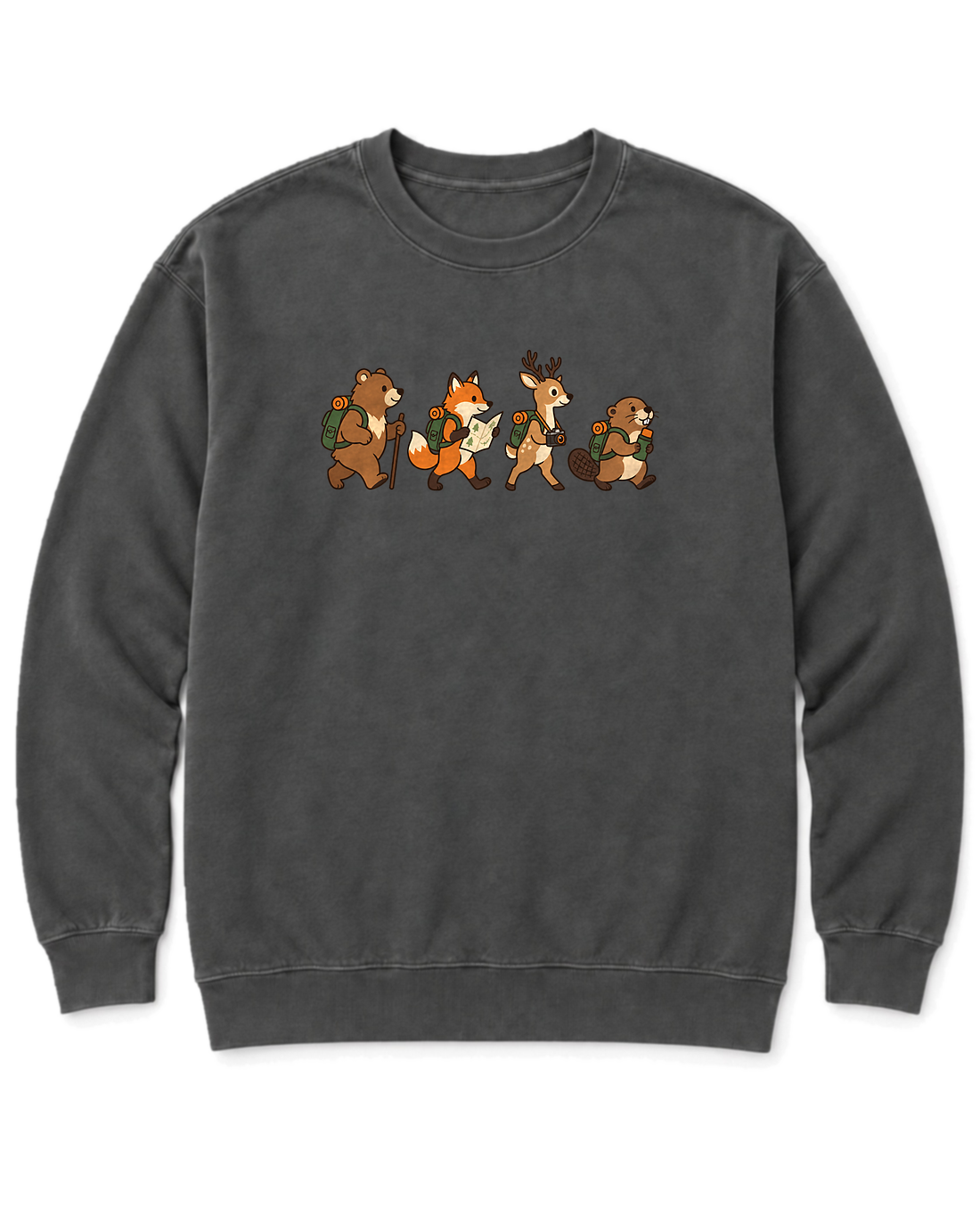 Woodland Hikers Sweatshirt - Pepper