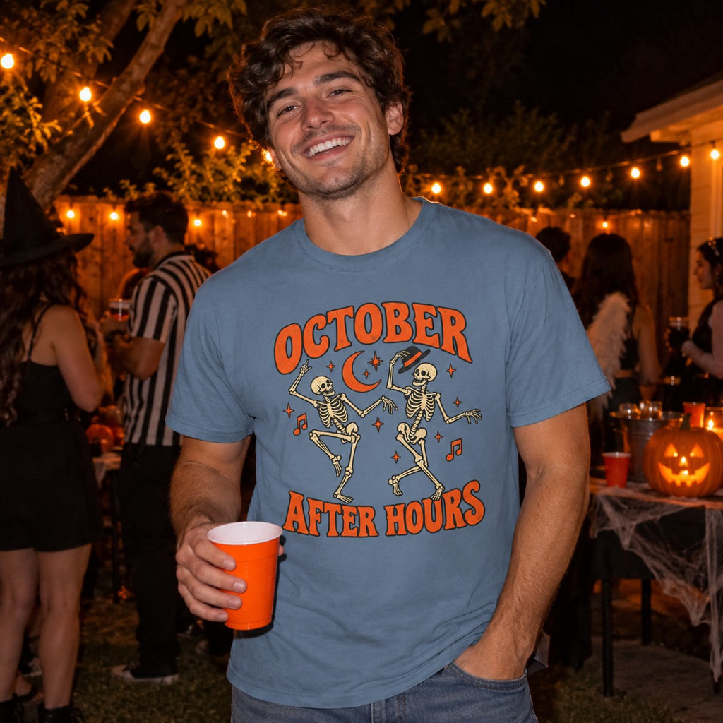 Person wearing the October After Hours T-Shirt