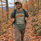 Appalachian Trail T-Shirt worn outdoors