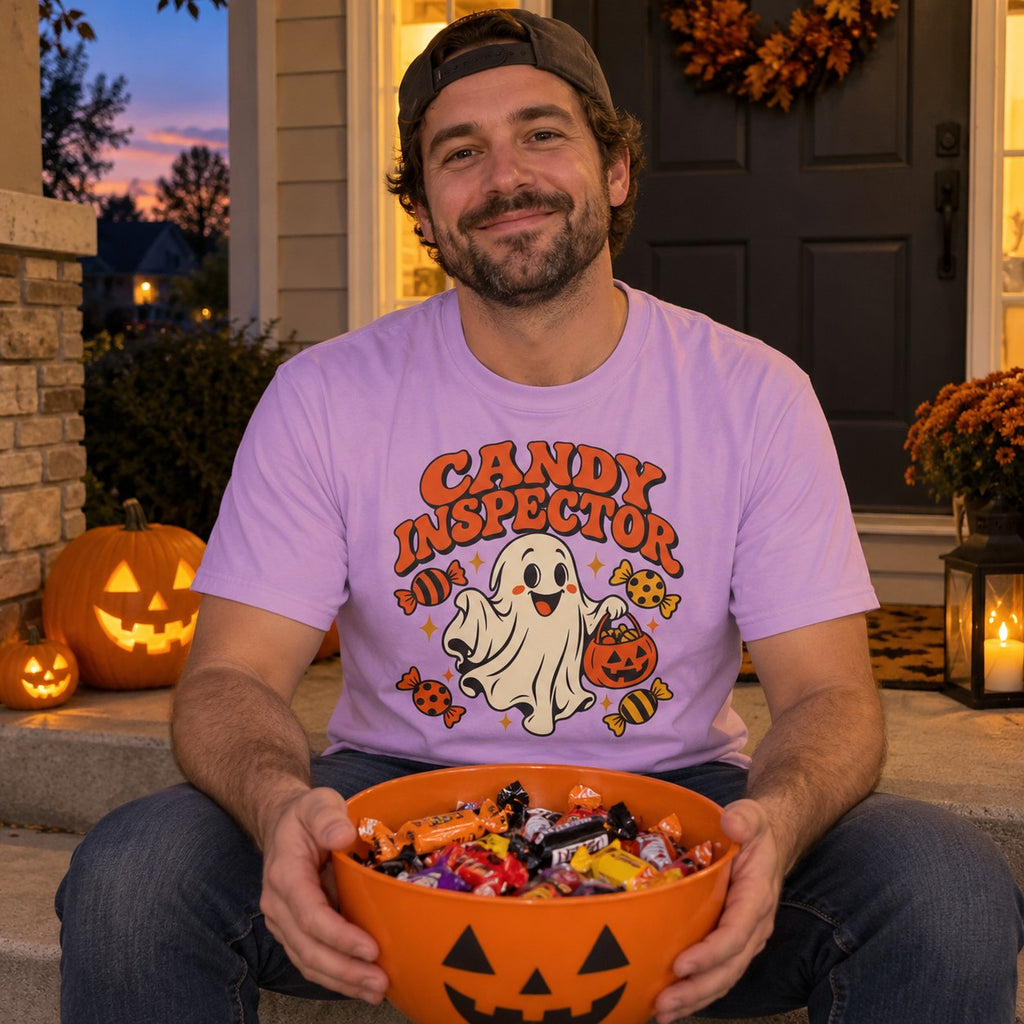 Person wearing the Candy Inspector T-Shirt