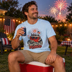 Cooler Than Your Fireworks T-Shirt worn casually