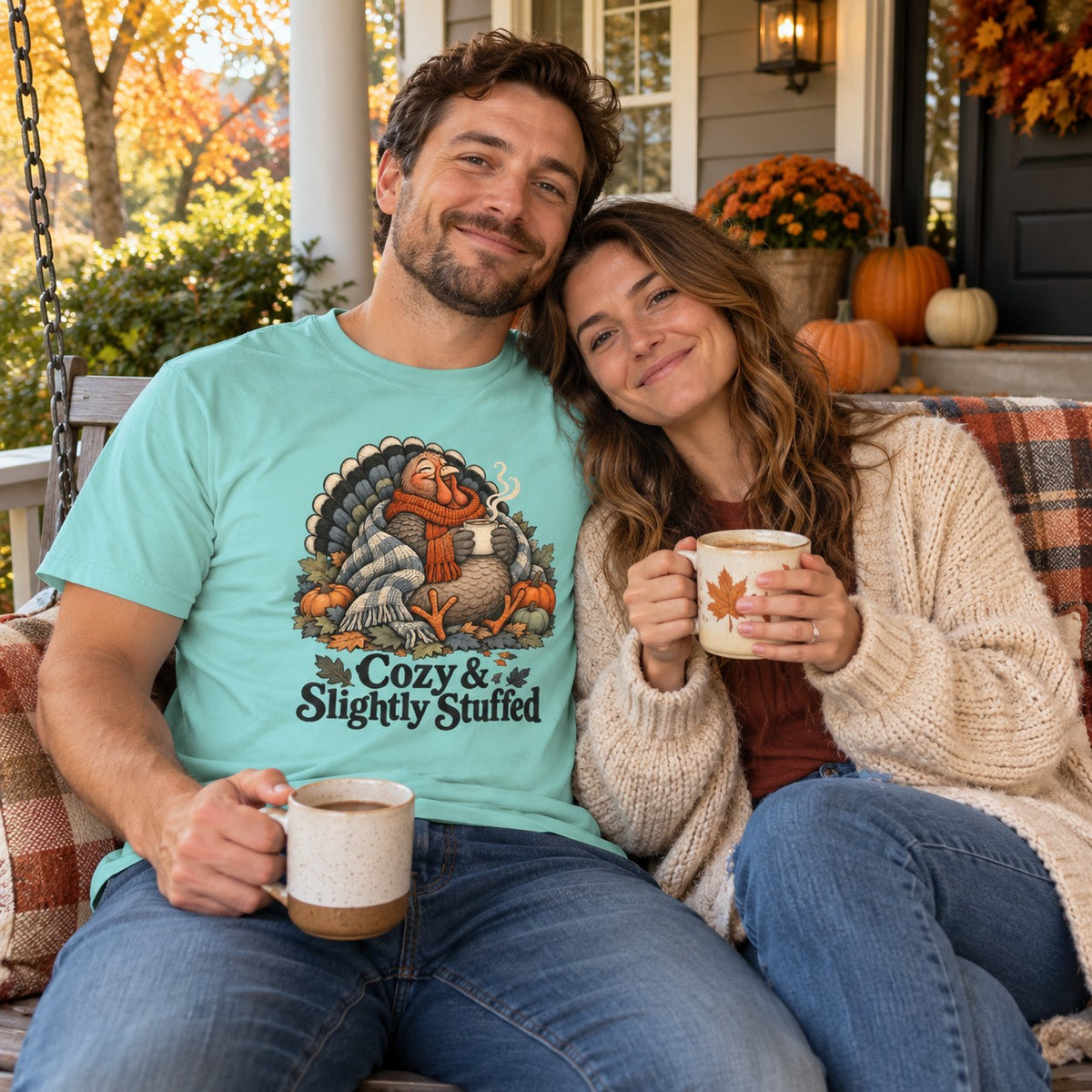 Cozy & Slightly Stuffed T-Shirt worn casually