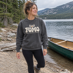 FOMO: Fear of Missing Outdoors Sweatshirt - worn outdoors