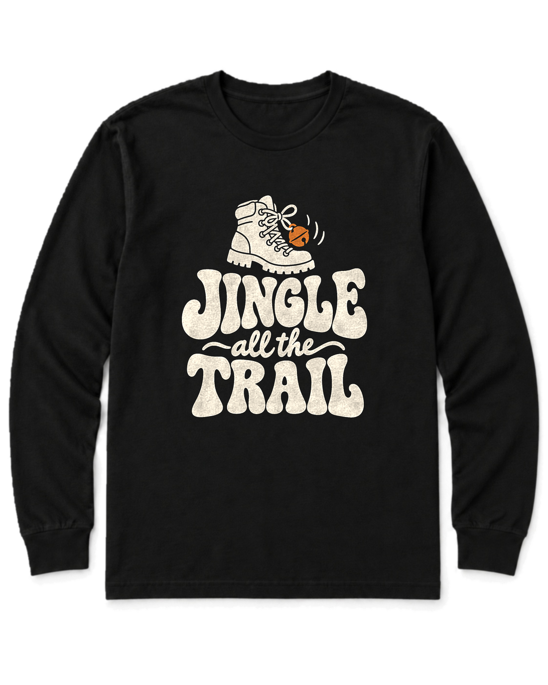 Jingle All the Trail Long Sleeve Shirt - Black