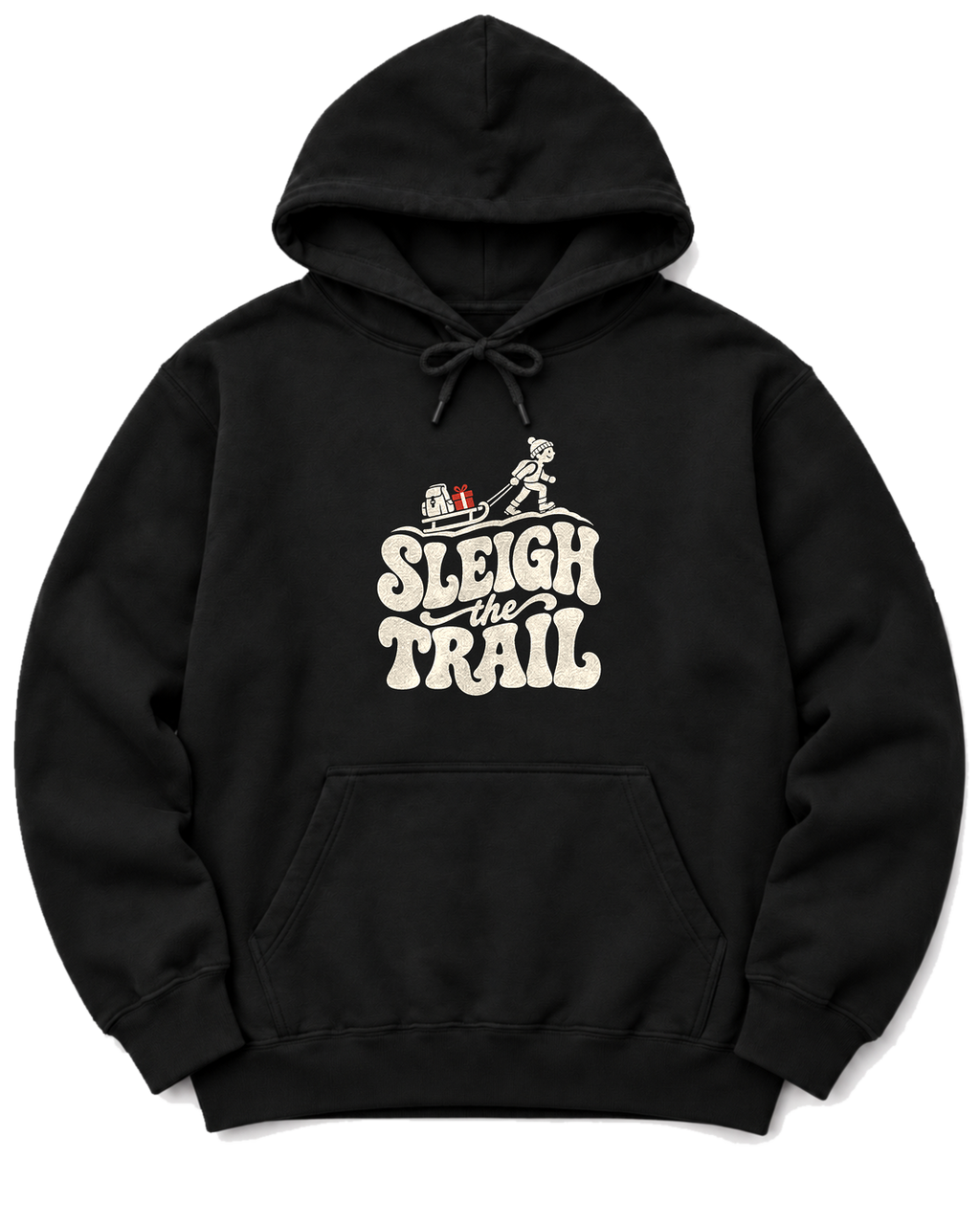 Sleigh the Trail Hoodie - Black