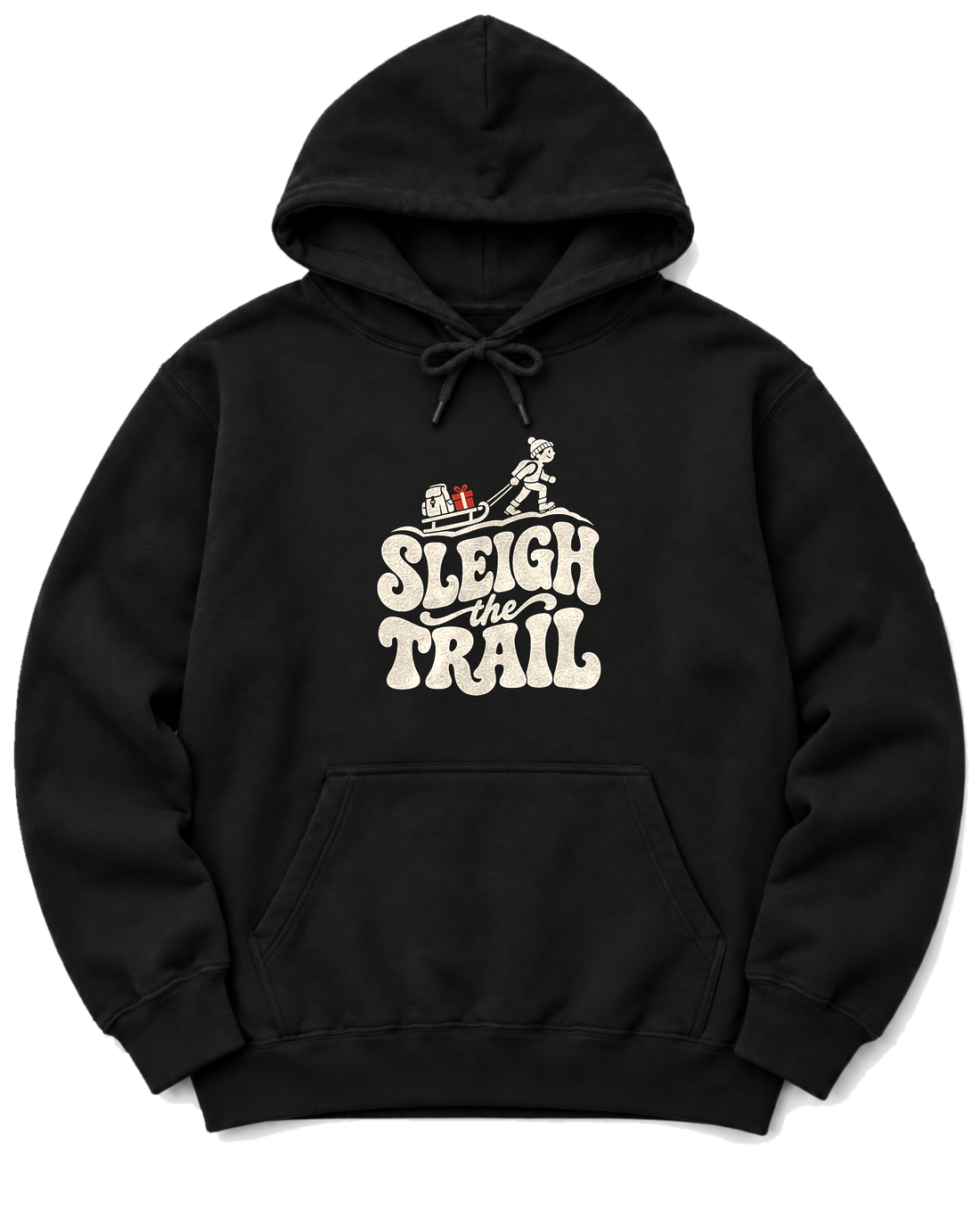 Sleigh the Trail Hoodie - Black