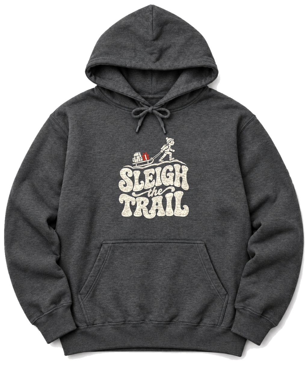 Sleigh the Trail Hoodie - Dark Heather
