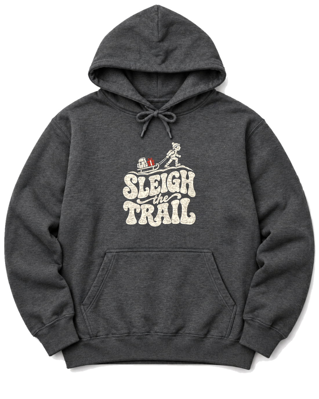 Sleigh the Trail Hoodie - Dark Heather
