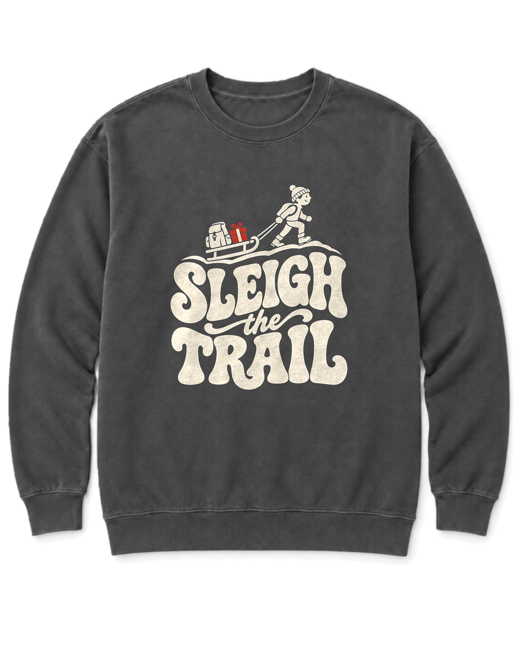 Sleigh the Trail Sweatshirt - Pepper