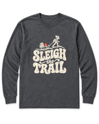 Sleigh the Trail Long Sleeve Shirt - Dark Heather
