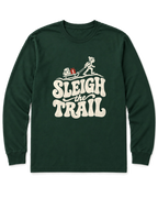 Sleigh the Trail Long Sleeve Shirt - Forest Green