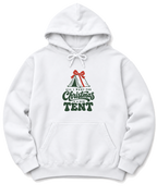 All I Want for Christmas Is a New Tent Hoodie - White