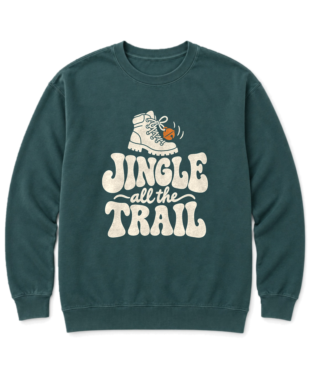 Jingle All the Trail Sweatshirt - Blue Spruce