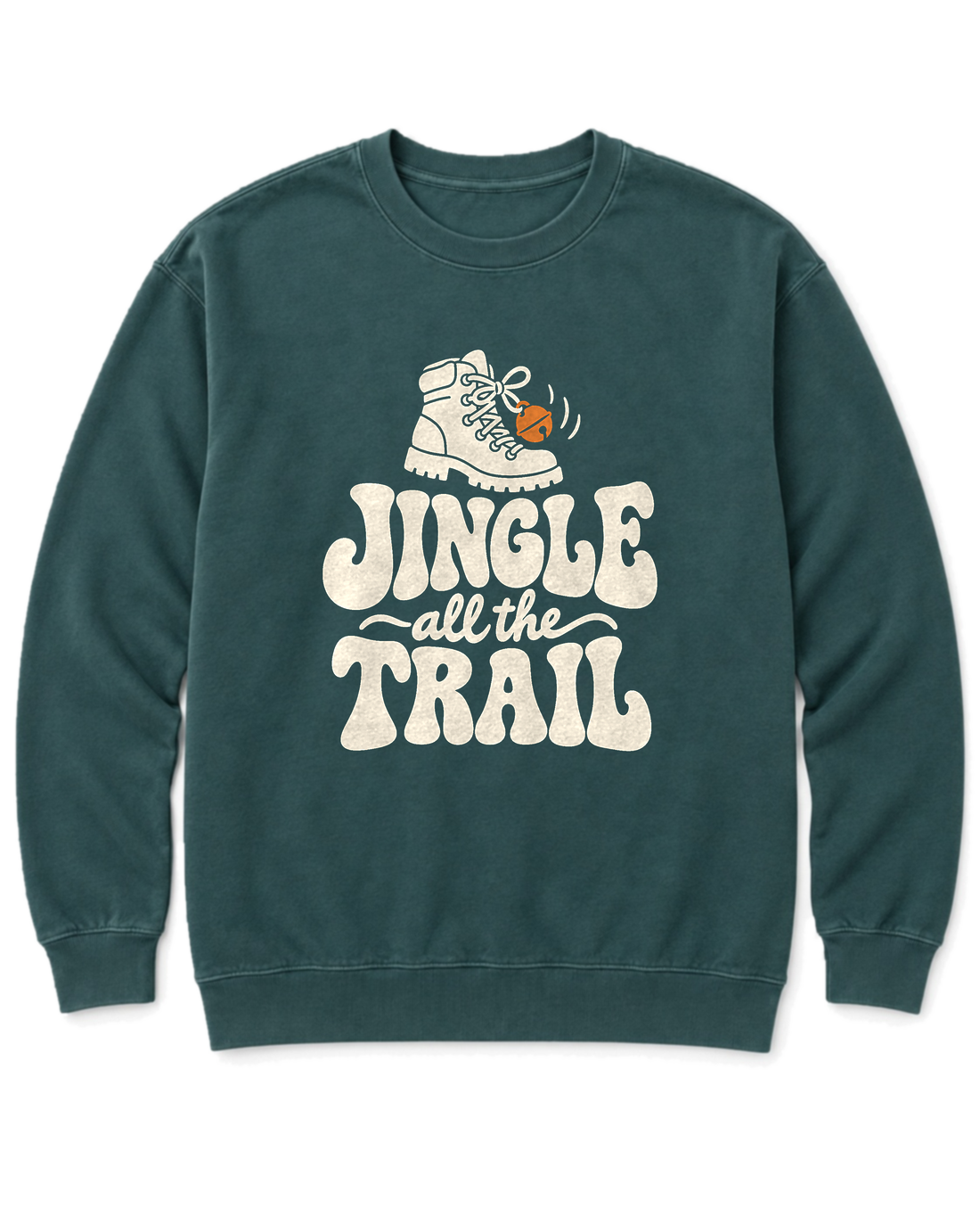 Jingle All the Trail Sweatshirt - Blue Spruce