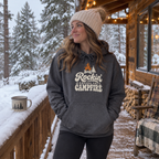 Rockin' Around the Campfire Hoodie - worn outdoors