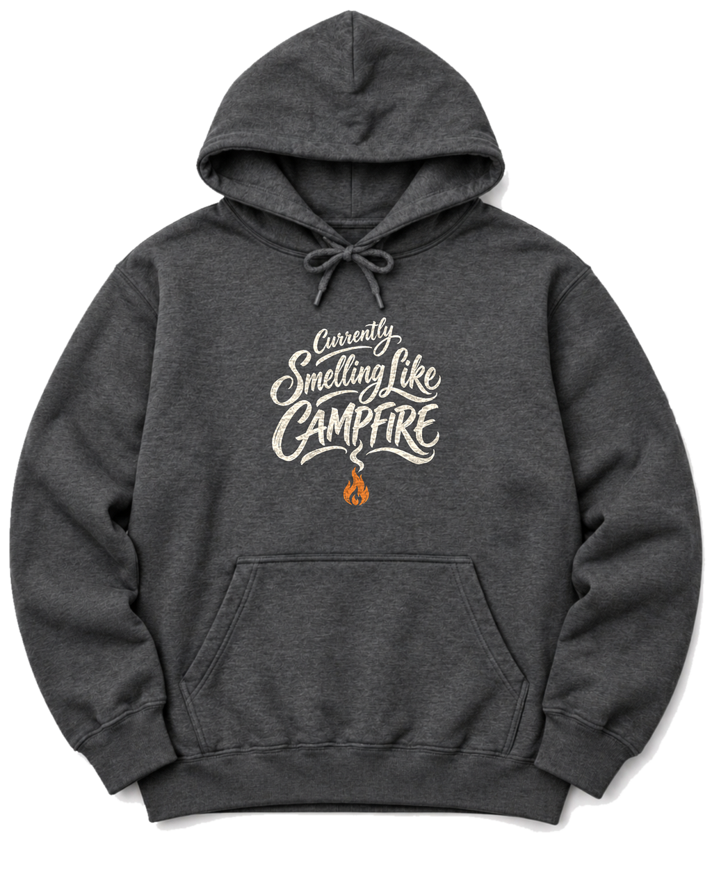 Currently Smelling Like Campfire Hoodie - Dark Heather