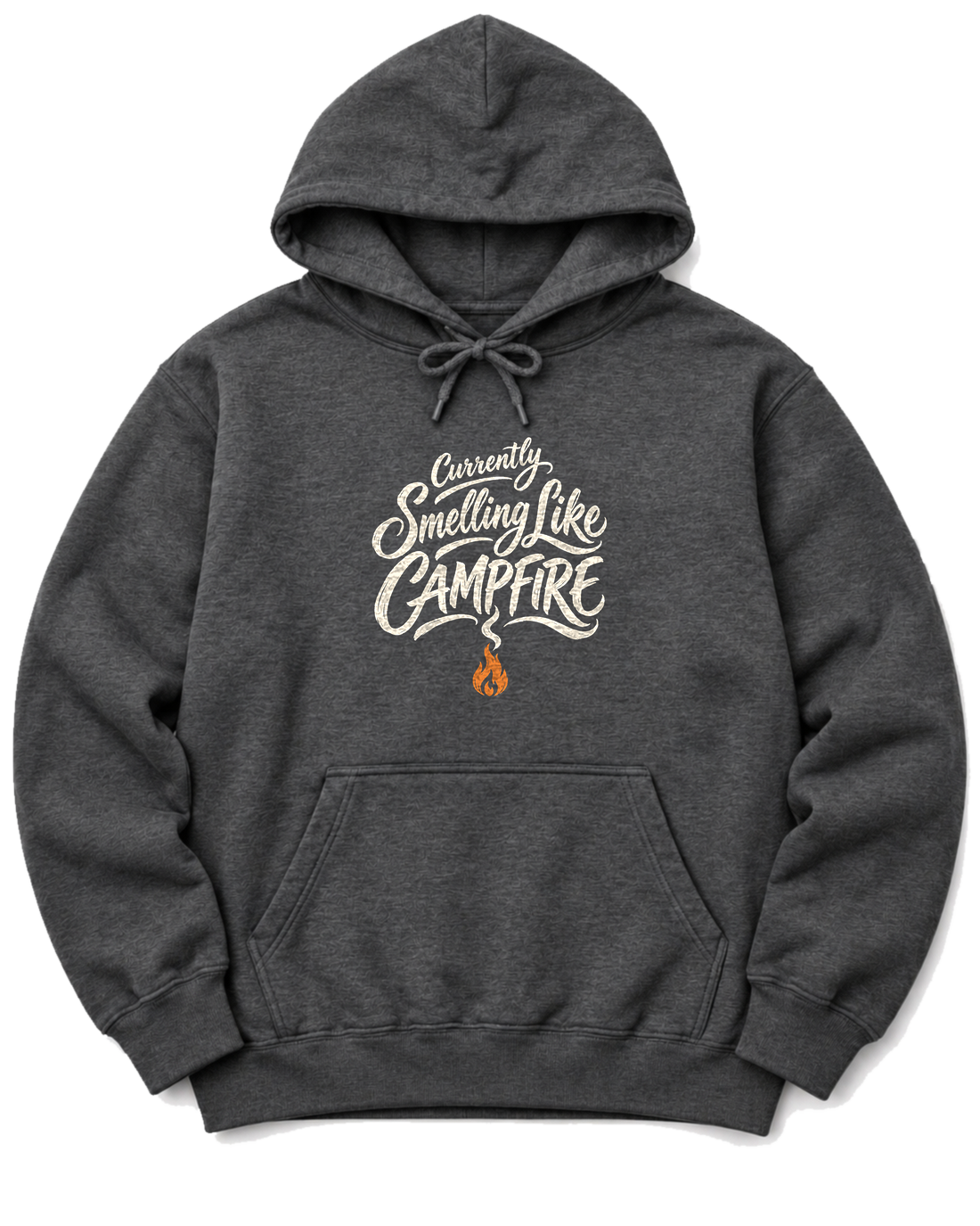 Currently Smelling Like Campfire Hoodie - Dark Heather