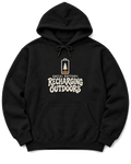 Social Battery: Recharging Outdoors Hoodie - Black