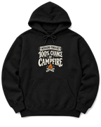 Weekend Forecast: 100% Chance of Campfire Hoodie - Black
