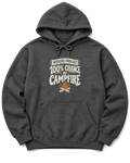 Weekend Forecast: 100% Chance of Campfire Hoodie - Dark Heather