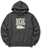 Doing the Bear Minimum Hoodie - Dark Heather