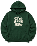 Doing the Bear Minimum Hoodie - Forest Green