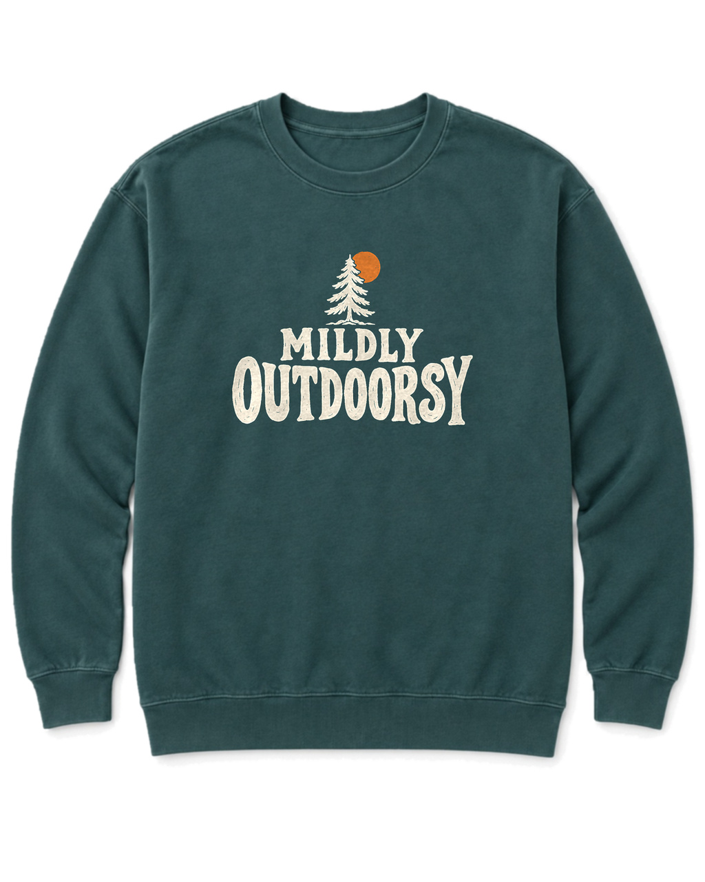 Mildly Outdoorsy Sweatshirt - Blue Spruce