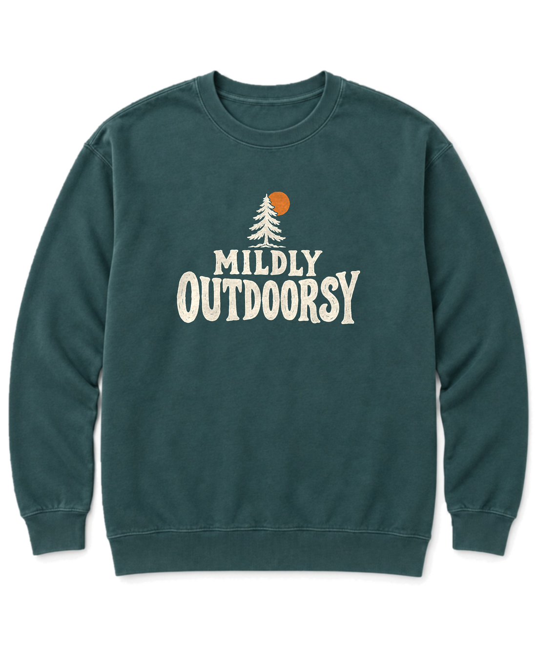 Mildly Outdoorsy Sweatshirt - Blue Spruce