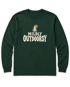 Mildly Outdoorsy Long Sleeve Shirt - Forest Green