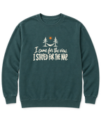 I Came for the View. I Stayed for the Nap. Sweatshirt - Blue Spruce