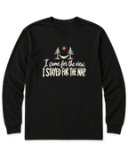 I Came for the View. I Stayed for the Nap. Long Sleeve Shirt - Black