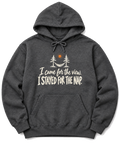 I Came for the View. I Stayed for the Nap. Hoodie - Dark Heather