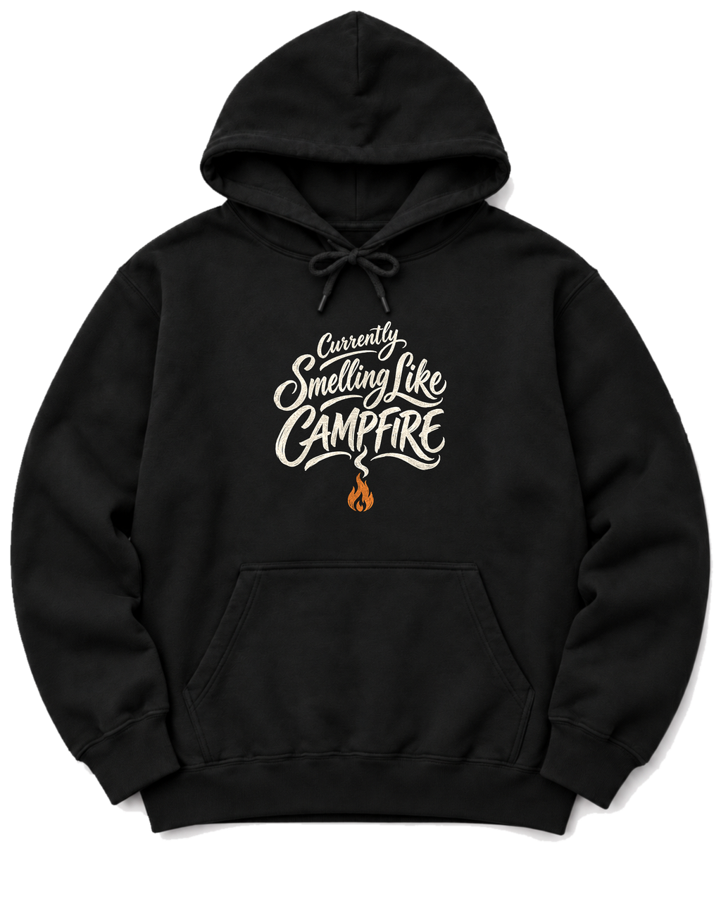 Currently Smelling Like Campfire Hoodie - Black
