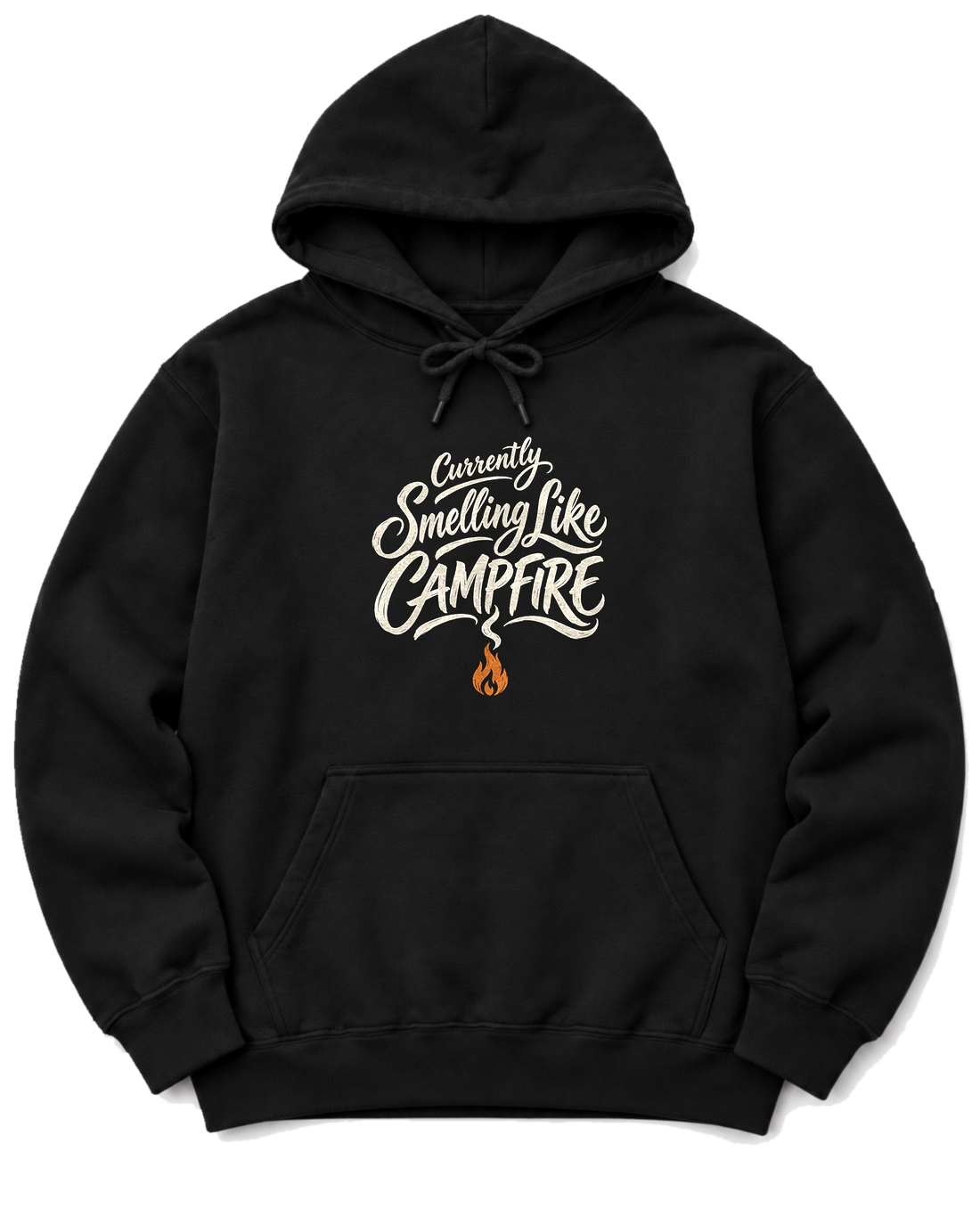 Currently Smelling Like Campfire Hoodie - Black