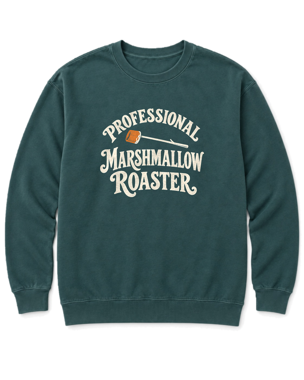 Professional Marshmallow Roaster Sweatshirt - Blue Spruce