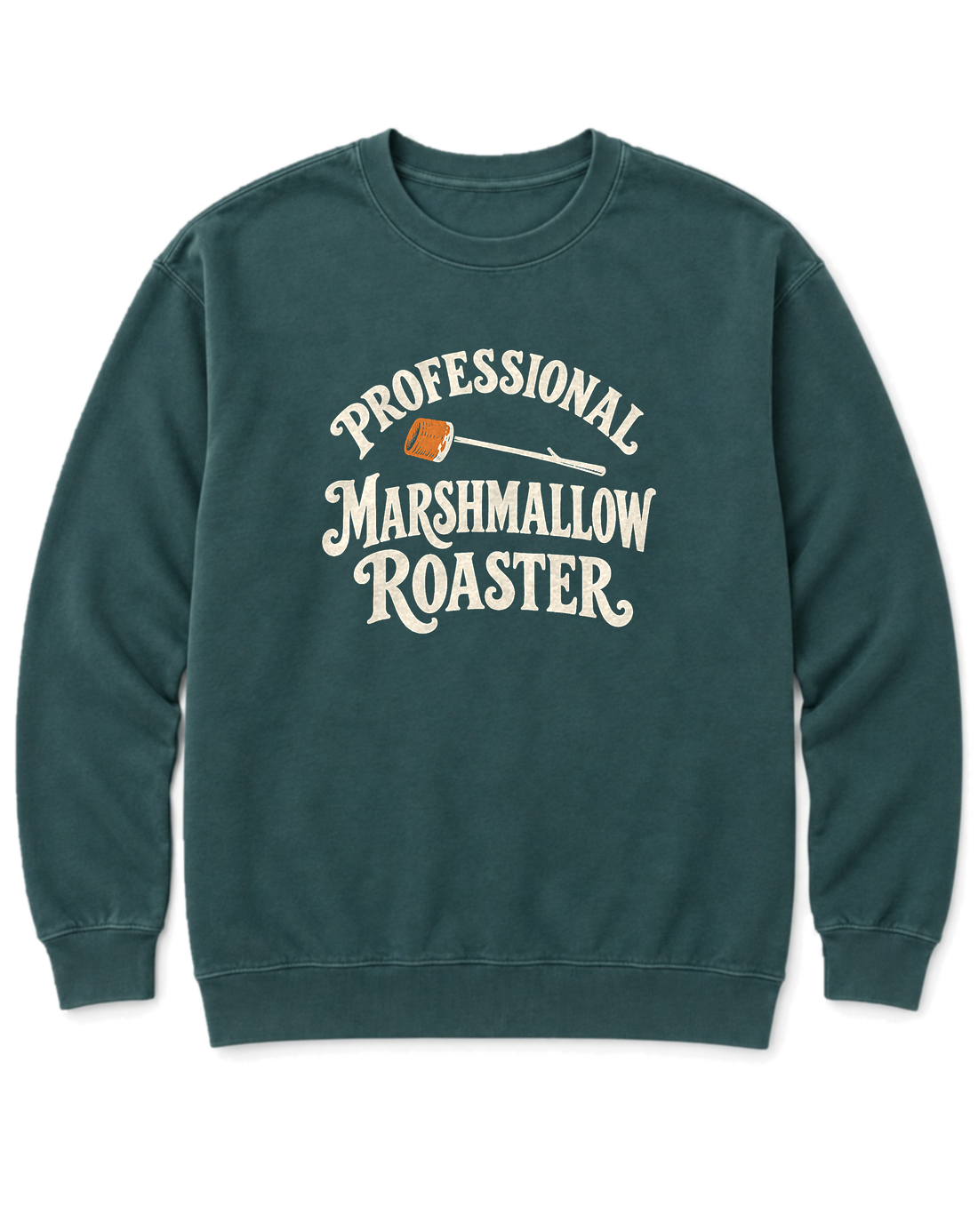 Professional Marshmallow Roaster Sweatshirt - Blue Spruce
