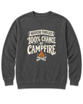 Weekend Forecast: 100% Chance of Campfire Sweatshirt - Pepper