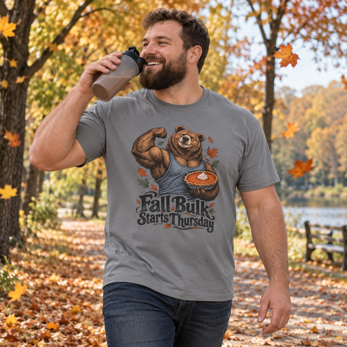 Fall Bulk Starts Thursday T-Shirt worn casually