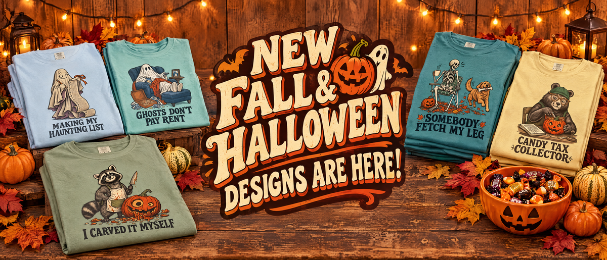 New Fall & Halloween designs are here
